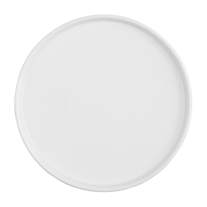 Assiettes plates rondes Whiteware 268 mm (lot de 4) - Olympia