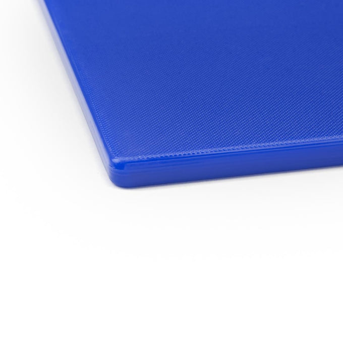 Grande planche à découper basse densité bleue - L 600 x P 450 x H 10 mm - Hygiplas