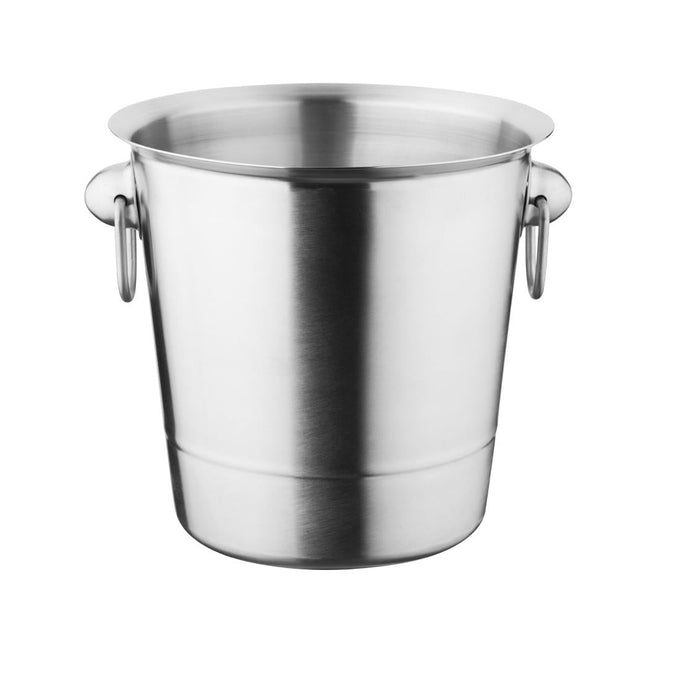 Seau à vin et champagne en acier inoxydable brossé - 3,78 L - Olympia