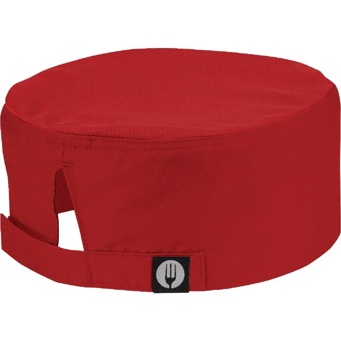 Calot de cuisine Cool Vent rouge - Chef Works