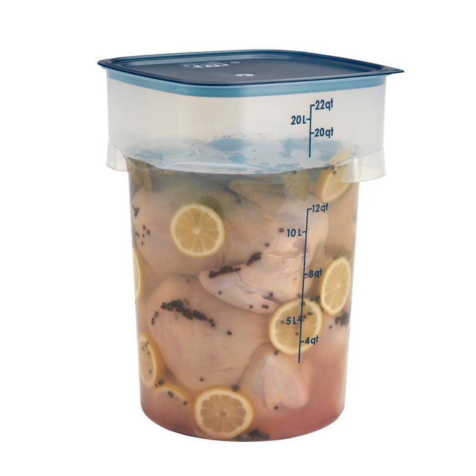 Boîte en polypropylène FreshPro CamRound 20,8 L - Cambro