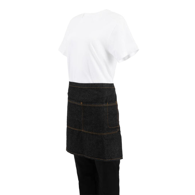 Tablier serveur court Memphis noir - Chef Works