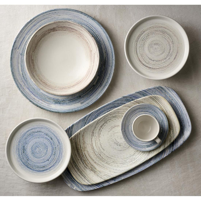 Assiettes rondes Elements Coast Evolve 220 mm (lot de 12) - Churchill