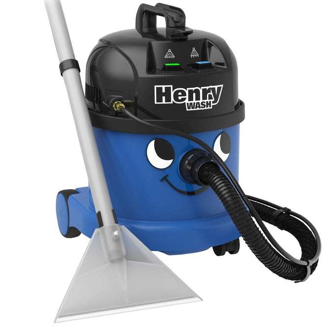 Aspirateur à vapeur et extraction Henry Wash HVW370 bleu avec kit AS6 - Numatic