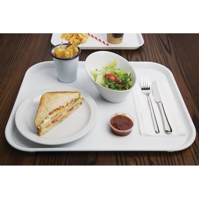 Plateau self-service Kristallon blanc 450 × 350 mm - Olympia