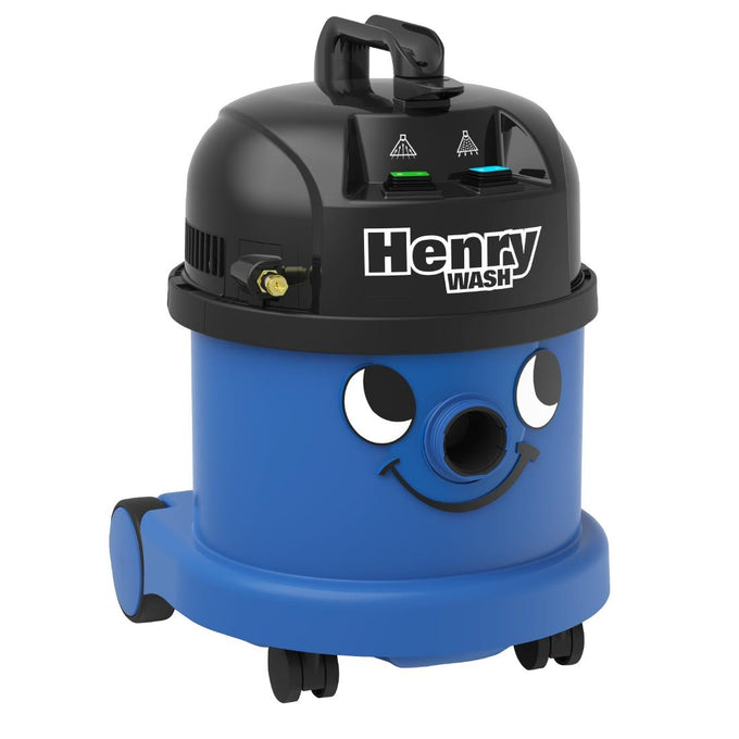 Aspirateur à vapeur et extraction Henry Wash HVW370 bleu avec kit AS6 - Numatic