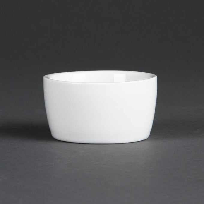 Pots à beurre Whiteware 62 mm (lot de 12) - Olympia