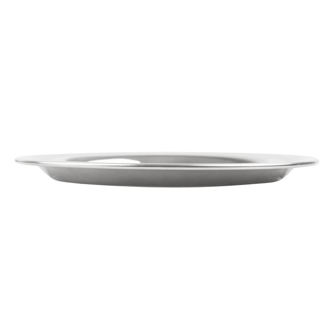 Plateau à addition rond en inox 150 mm - Olympia