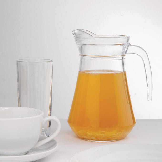 Pichet en verre 1 L (lot de 6) - Olympia
