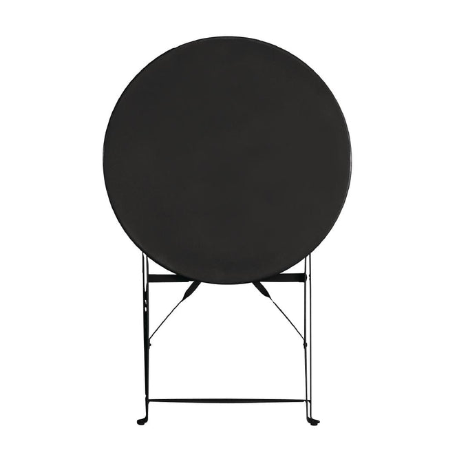 Table de terrasse en acier noire - Bolero
