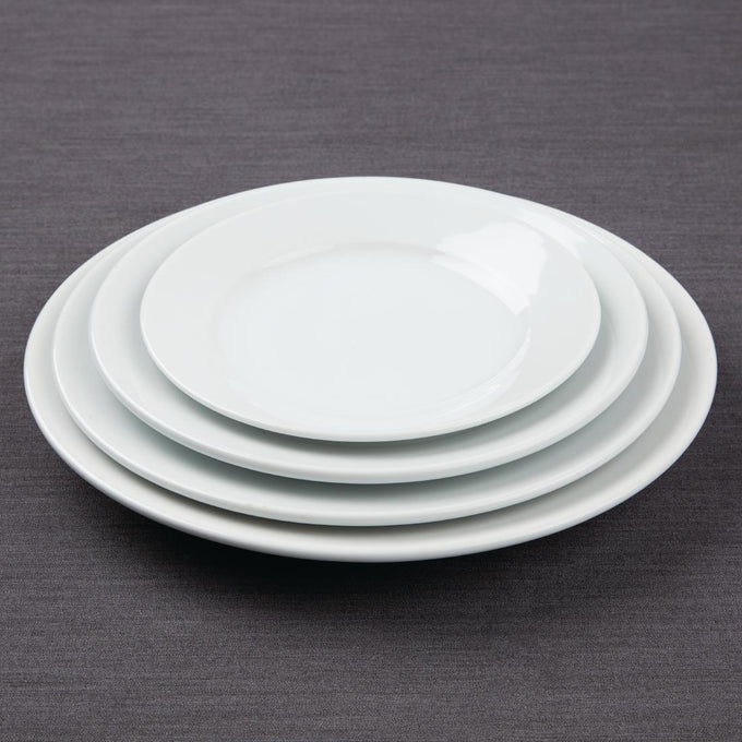 Assiettes à bord large Athena 228 mm (lot de 12) - Olympia