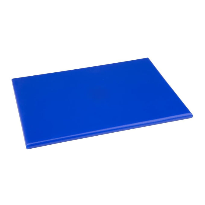 Petite planche à découper haute densité bleue - L 305 x P 229 x H 12 mm - Hygiplas