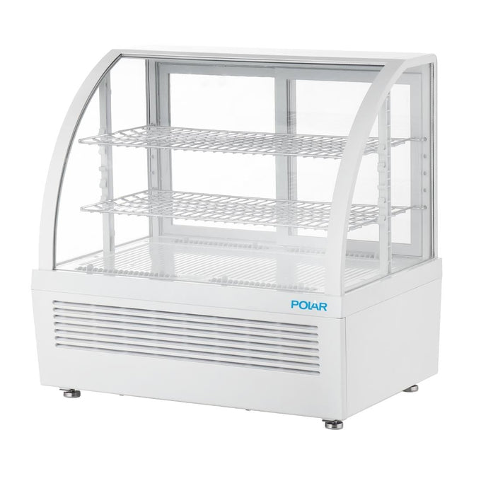 Vitrine réfrigérée de comptoir série C blanche 100 L - Polar