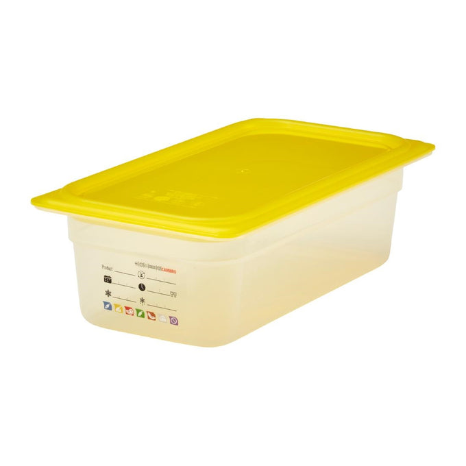 Bac en polypropylène Safetrak IML GN 1/3 100 mm - Cambro