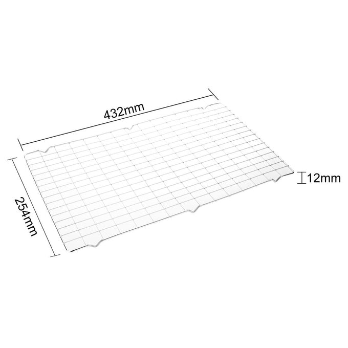 Grilles de refroidissement en acier inoxydable 432 × 254 mm (lot de 2)