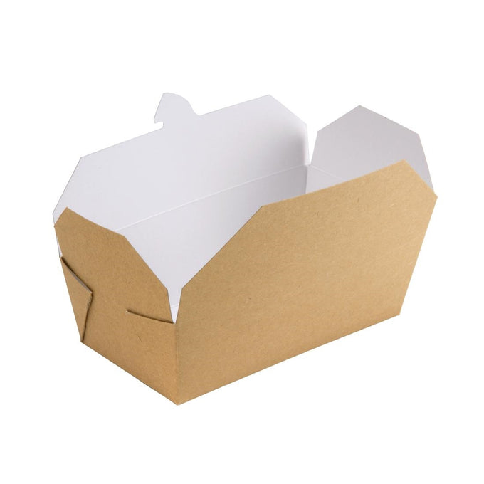 Cartons alimentaires rectangulaires kraft 985 ml (lot de 250) - Colpac