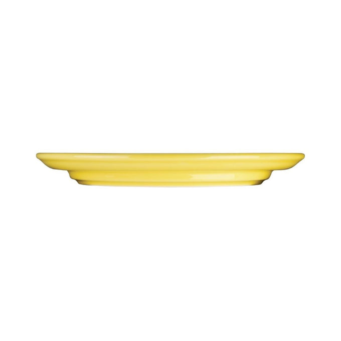 Assiettes à bord surélevé Heritage jaunes 253 mm (lot de 4) - Olympia