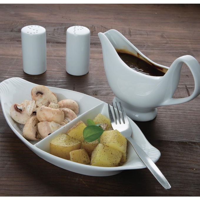 Poivrières Whiteware 80 mm (lot de 12) - Olympia