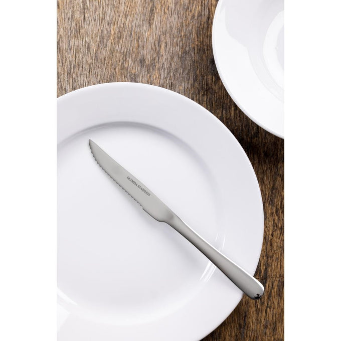 Couteaux à steak Buckingham (lot de 12) - Olympia