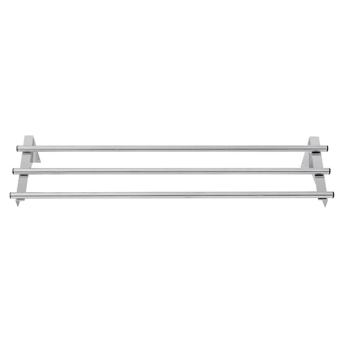 Étagère murale tubulaire acier inoxydable 1200 mm - Vogue