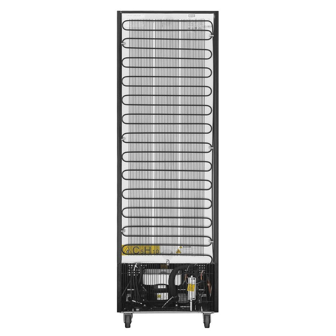 Vitrine réfrigérée positive avec caisson lumineux Série G 218 L noire - Polar