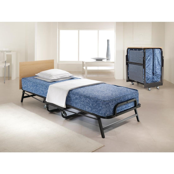 Lit pliant 1 personne avec matelas étanche noir - Jay-Be