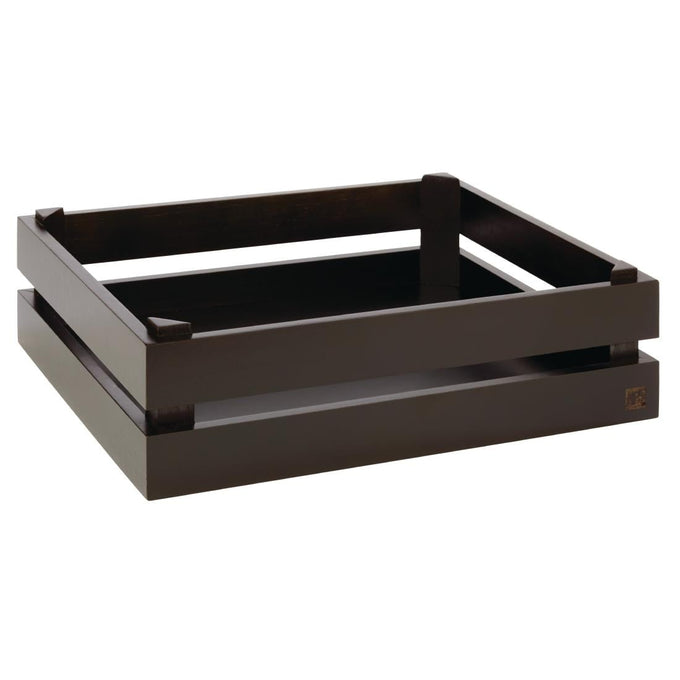 Caisse pour buffet Superbox noire GN 1/2 - APS