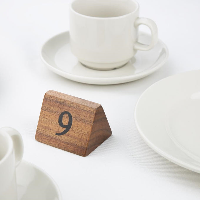 Numéros de table en bois 1 à 10 - Olympia