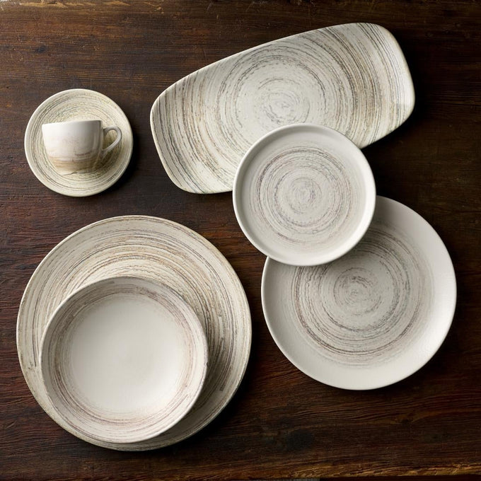 Assiettes rondes Elements Dune Evolve 165 mm (lot de 12) - Churchill