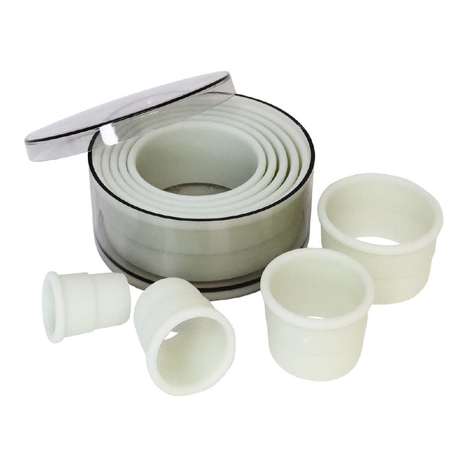Boîte de 9 découpoirs ronds lisses - Schneider