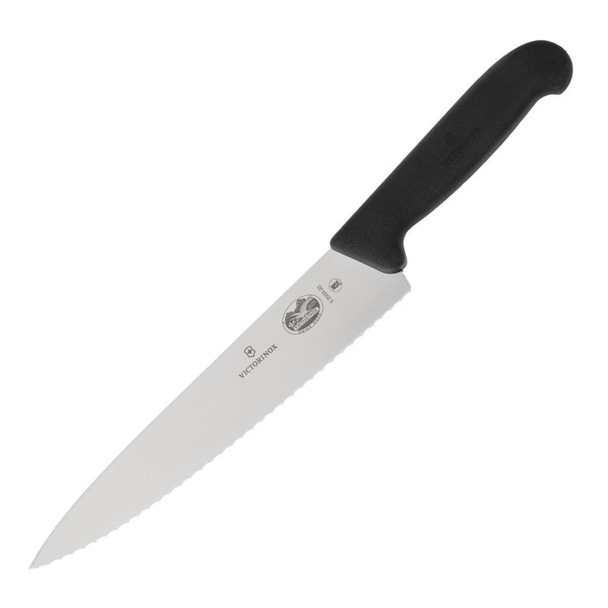Couteau de cuisine denté Fibrox 220 mm - Victorinox