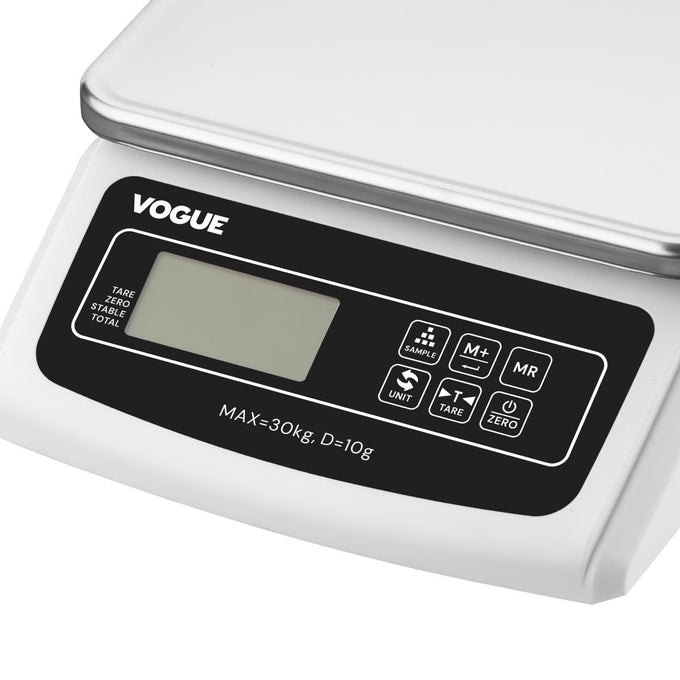 Balance électronique à plateau 30 kg - Vogue