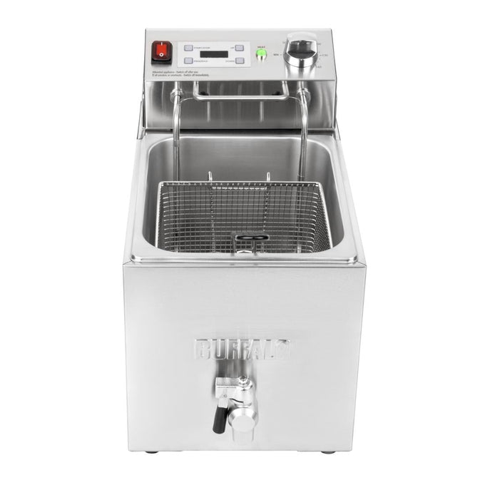 Friteuse électrique simple avec minuterie 8 L - Buffalo