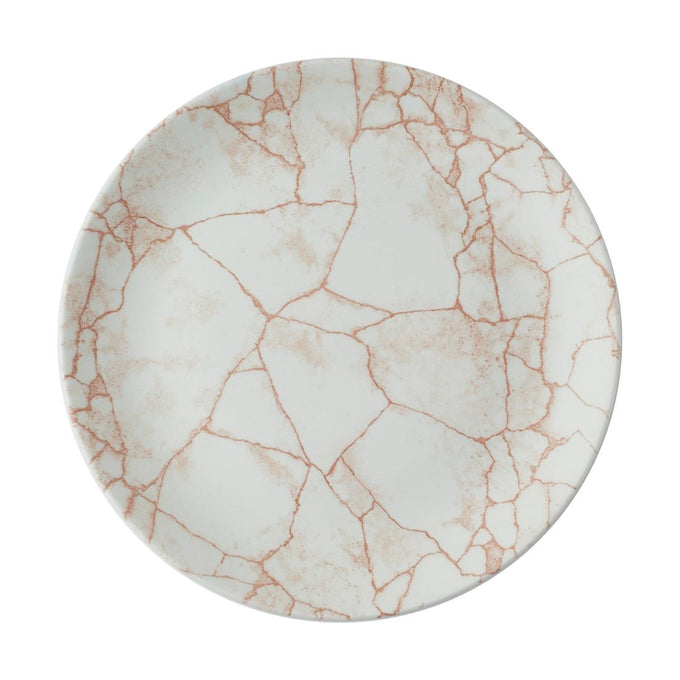Assiettes rondes Studio Prints Kintsugi Evolve Coral 260 mm (lot de 12) - Churchill