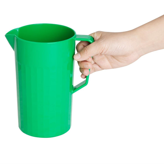 Pichet en polypropylène Kristallon vert 1,4 L - Olympia