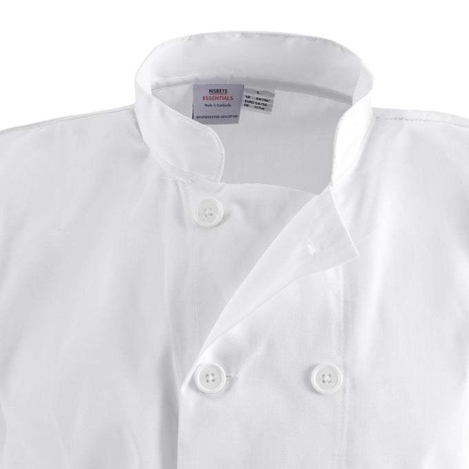 Lot de 2 vestes de cuisine blanches