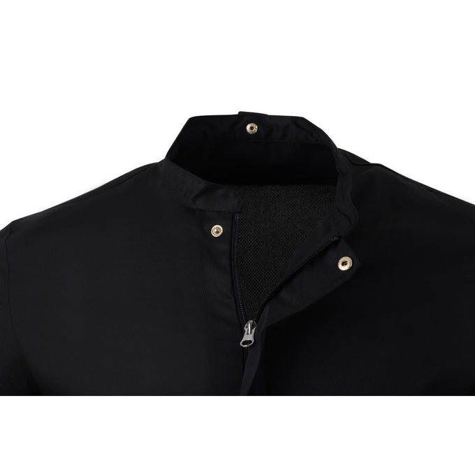 Veste de cuisinier en maille à manches courtes Harlem noire - Southside