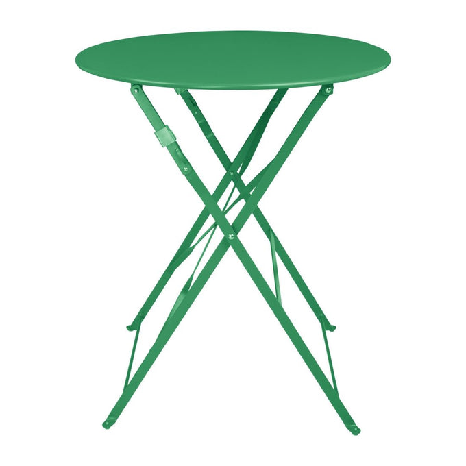 Table ronde de terrasse Perth verte 600 mm - Bolero