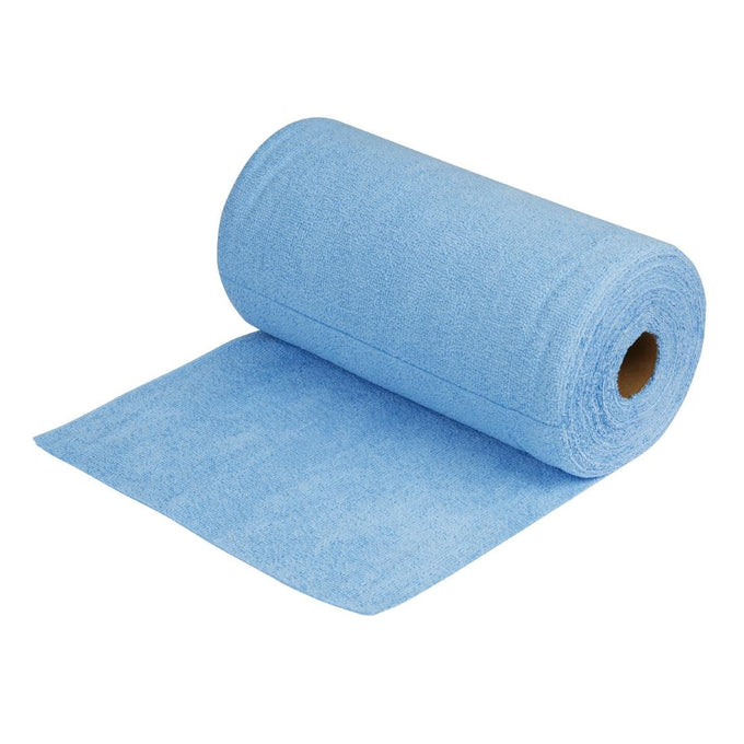 Chiffons en microfibre bleus 300 × 300 mm (lot de 50)