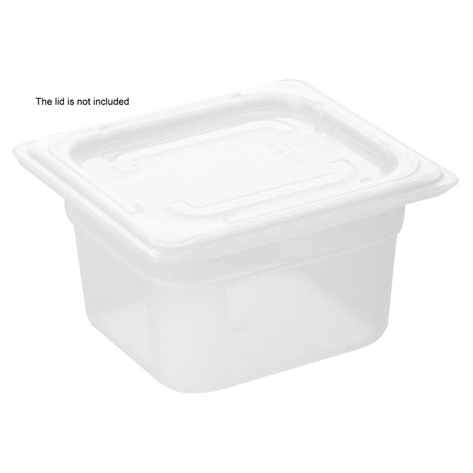 Bac en polypropylène Essentiels GN 1/6 100 mm - 1,5 L