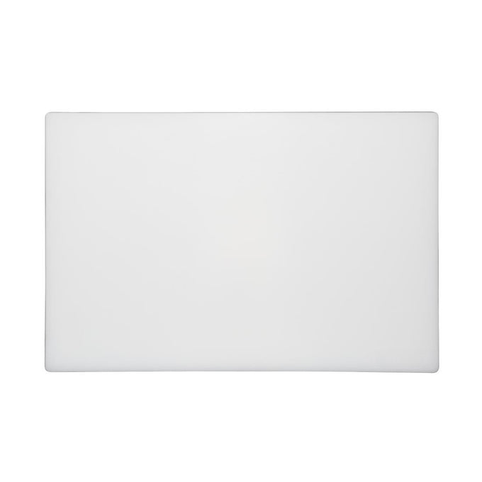 Planche à découper antibactérienne basse densité blanche - L 450 x P 300 x H 10 mm - Hygiplas