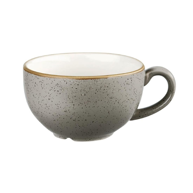 Tasses à cappuccino Stonecast Peppercorn Grey 236 ml (lot de 12) - Churchill