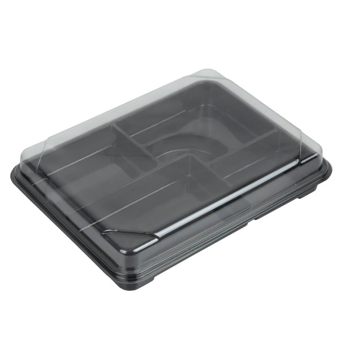 Plateaux repas recyclables Bento 263 × 201 mm (lot de 90) - Faerch