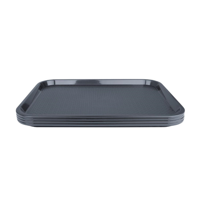 Plateau self-service Kristallon anthracite 305 × 415 mm - Olympia