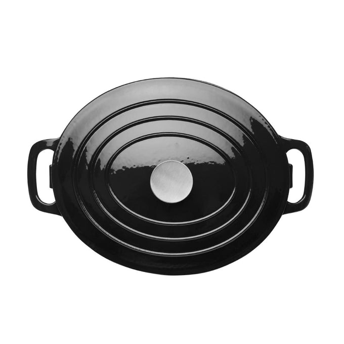 Cocotte ovale noire 5 L - Vogue