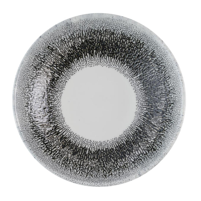 Assiettes coupes rondes Studio Prints Fusion Black Evolve 182 mm (lot de 12) - Churchill