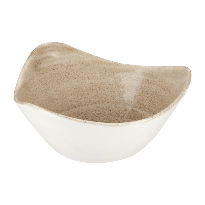 Bols triangulaires Stonecast Patina Antique Taupe 153 mm (lot de 12) - Churchill