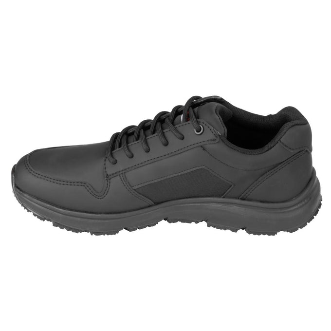 Baskets en microfibre recyclée Veso noires - Slipbuster Footwear