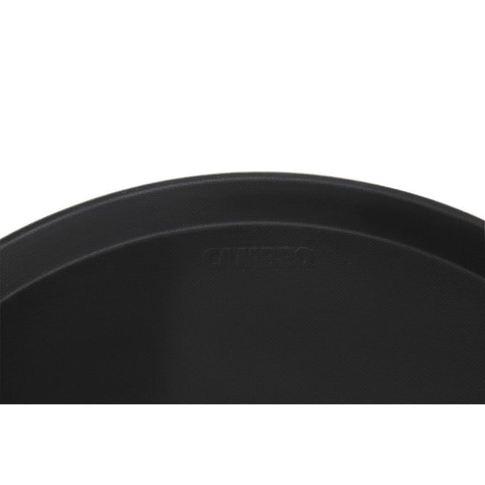 Plateau de service rond fibre de verre antidérapant Camtread noir 40,5 cm - Cambro