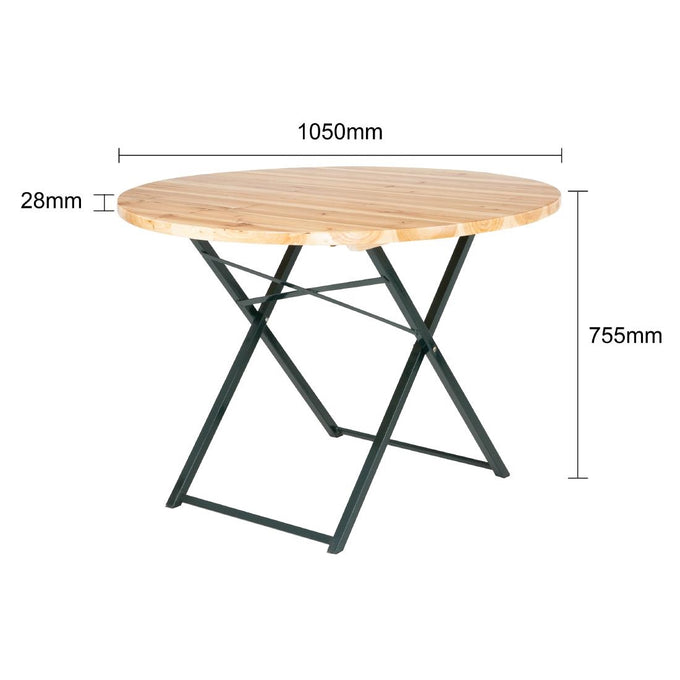 Ensemble brasserie table ronde et bancs 1670 × 460 mm - Bolero